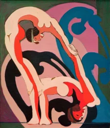 Acrobat Couple – Sculpture